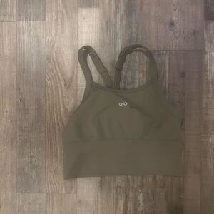 Alo brown tank top/bra top
